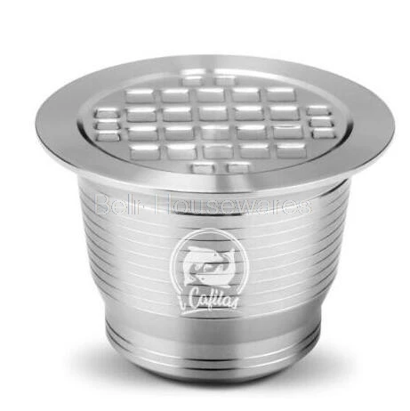 1pxCapsules Капсулы из нержавеющей стали с квадратным отверстием Nespresso многоразовые капсулы - Цвет: 1pxCapsules