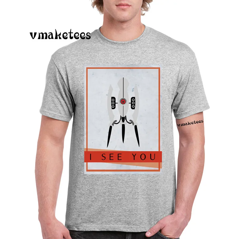PORTAL Game Fashion T-shirt O-Neck Short Sleeve Summer Casual Unisex Funny Tshirt GMT4307 | Мужская одежда