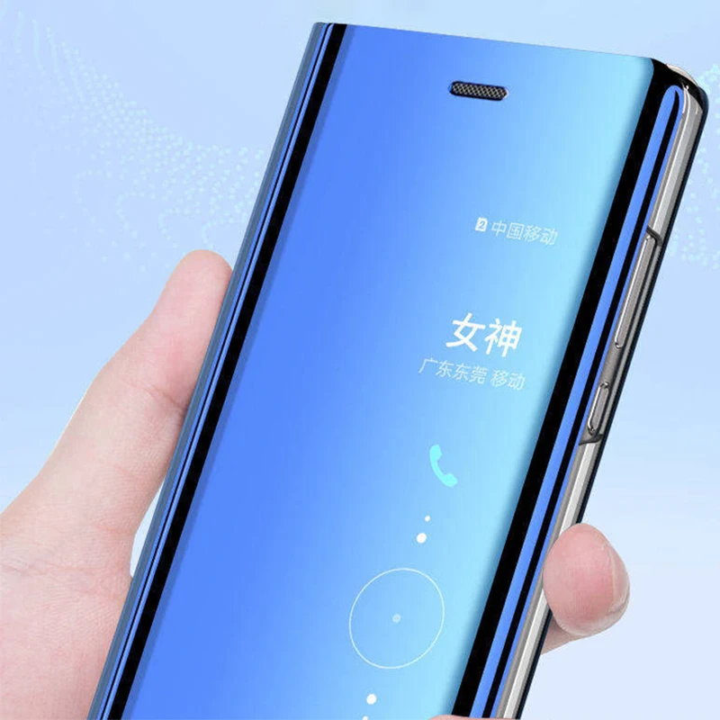 Чехол для Huawei Honor 10 lite легкий зеркальный кожаный откидной защитный чехол 10i