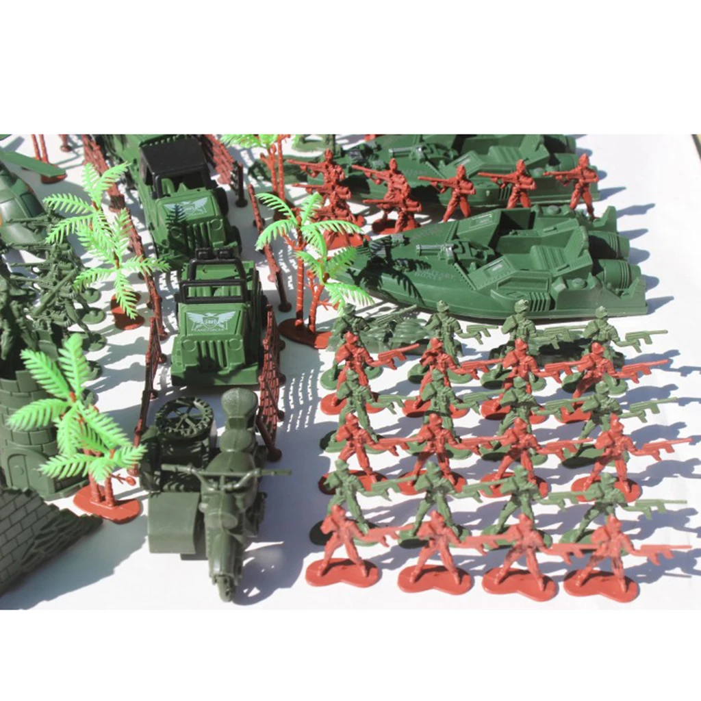 MagiDeal Wargame сцена солдат оружие Танк самолет грузовик обороны настенные модели