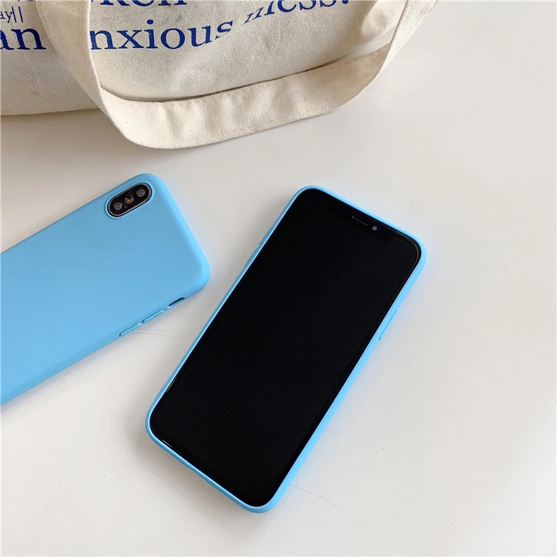 Simple Solid Color Ultrathin TPU Case For Huawei P40 Lite P30 Pro P20 P10 Selfie P9 mini P8 Phone Cover | Мобильные телефоны и