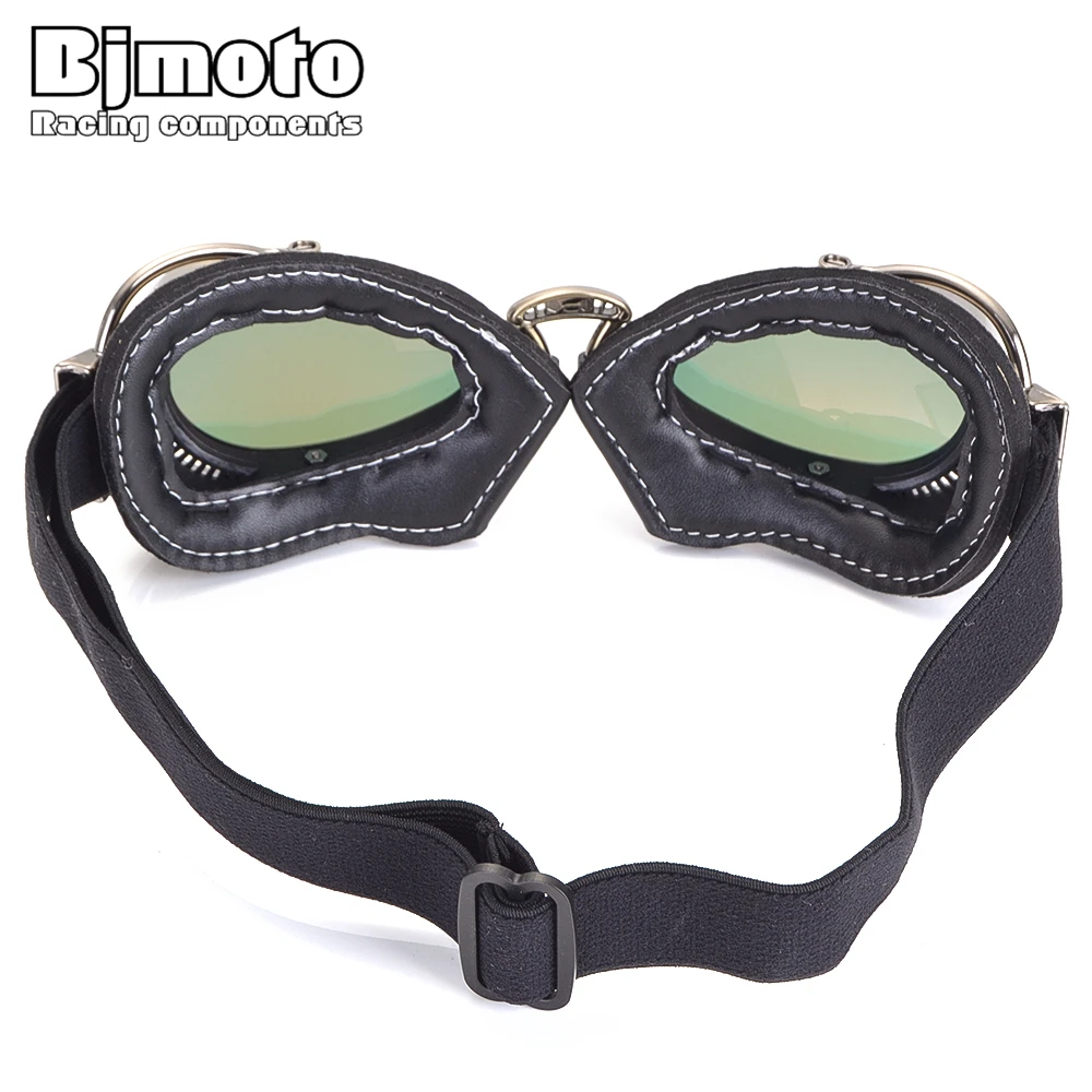BJMOTO крутые MTB байкерские очки, мотоциклетные очки, солнцезащитные очки для скутера, Moto Aviateur, винтажные очки для мотокросса