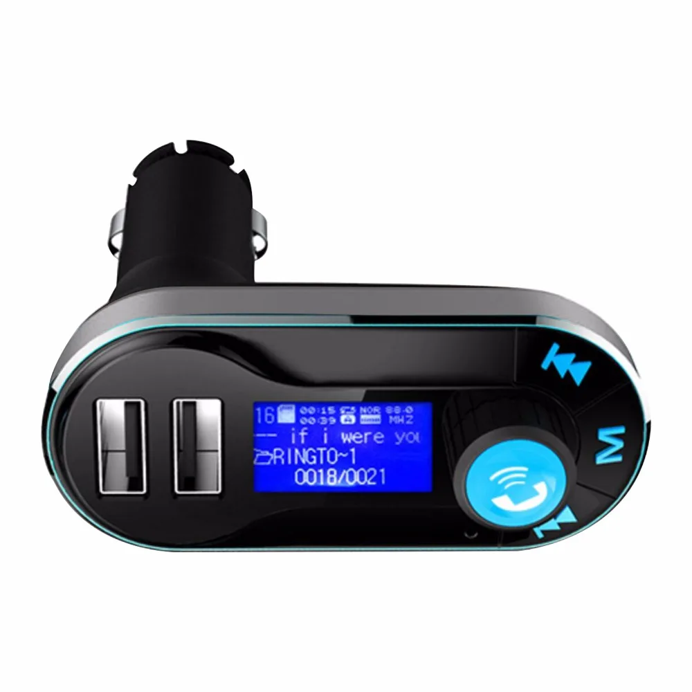 Buyee автомобиль громкой связи Bluetooth Car Kit fm передатчик USB Зарядное устройство аудио