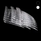 7x5 см 15 зубов Необычные DIY пластмассовая заколка для волос Расческа женская свадебная вуаль держатель прозрачный красота инструмент для укладки