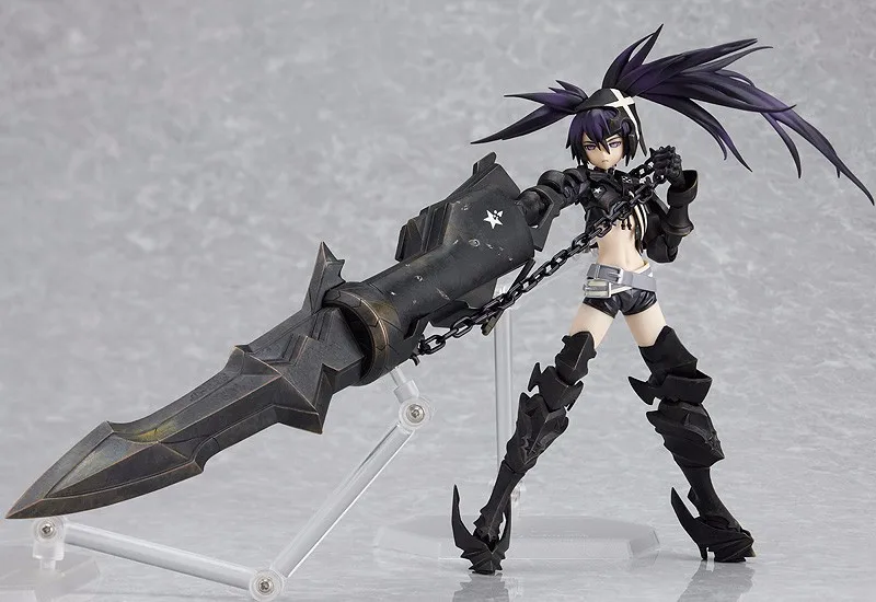 Черная фигурка Rockshooter Figma SP041 Безумный черный шутер 150 мм аниме Mato Kuroi