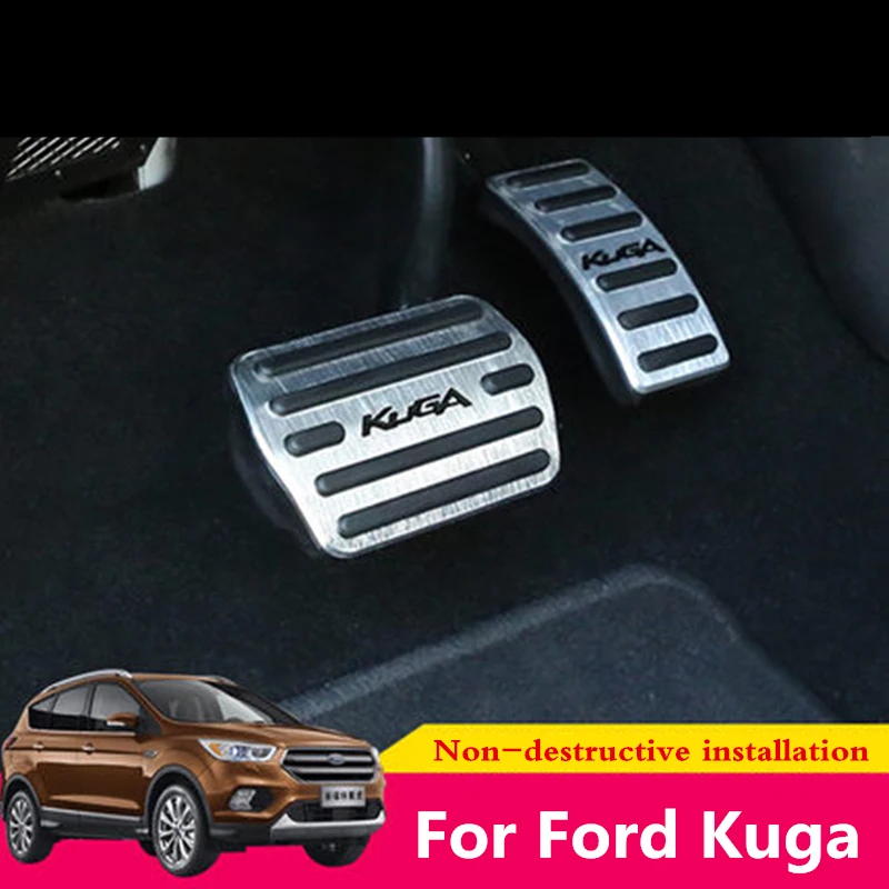 Для Ford Kuga 2013 автомобильный сплав Топливный Газ педаль тормоза ножная педаль акселератора крышка противоскользящая педаль