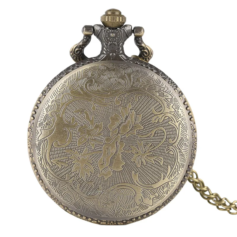 Современная модная полая уникальная тема брелок карманные часы ожерелье цепочка