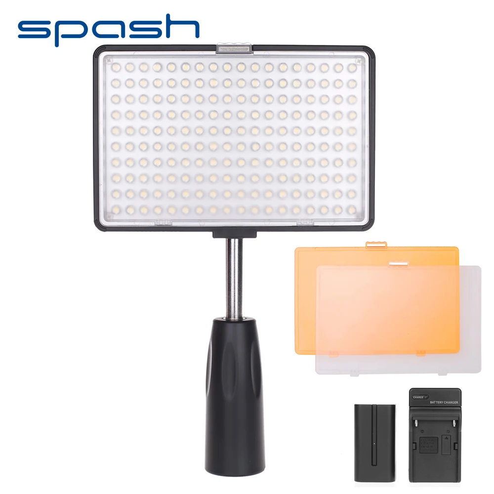 Spash TL 180S профессиональная Светодиодная лампа для видеосъемки с регулируемой