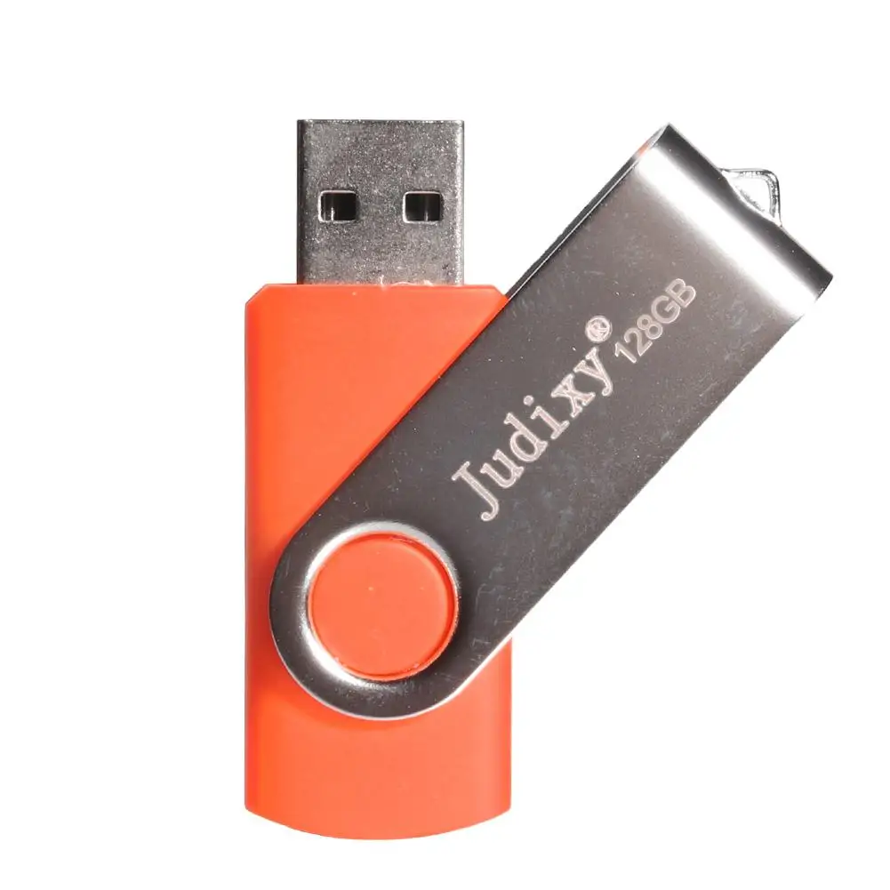 Orange Judixy CJF0818 128G USB флэш-накопитель флеш-накопитель Флэшка u-диск - Цвет: Orange