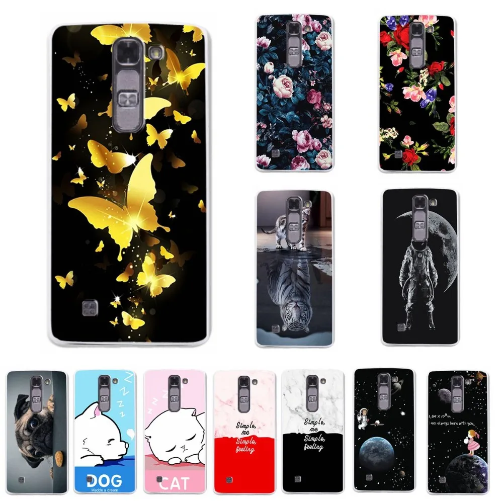 Lovers Phone Case For LG Magna C90 Cover Coque Print Hard Plastic H520N H502F H500F Capa Chic 5.0'' Fundas | Мобильные