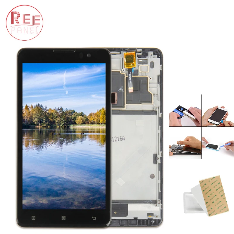 Оригинальный 5 3 дюймов 1280x720 дисплей для lenovo S898T S898 ЖК кодирующий преобразователь