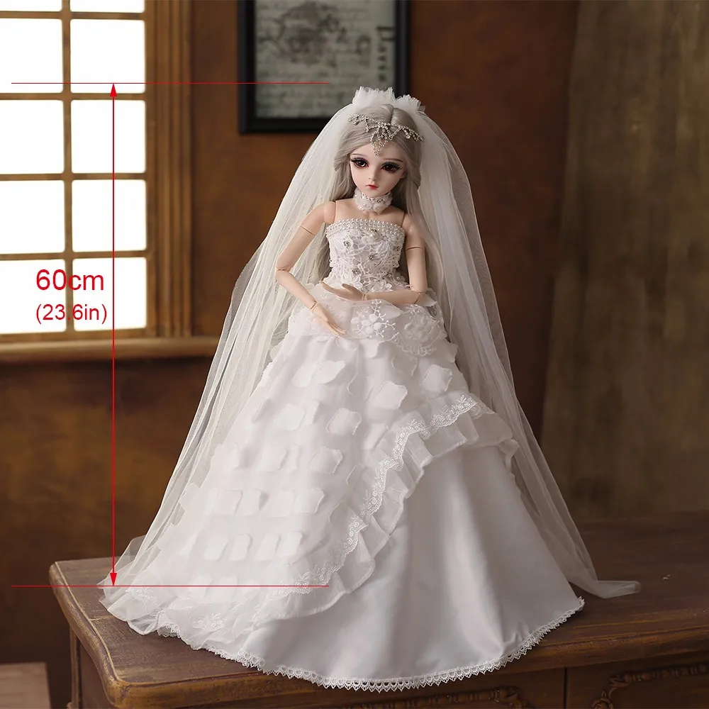 Детские куклы BJD одежда с париками обувь для макияжа силикон 1/3 100% ручная работа