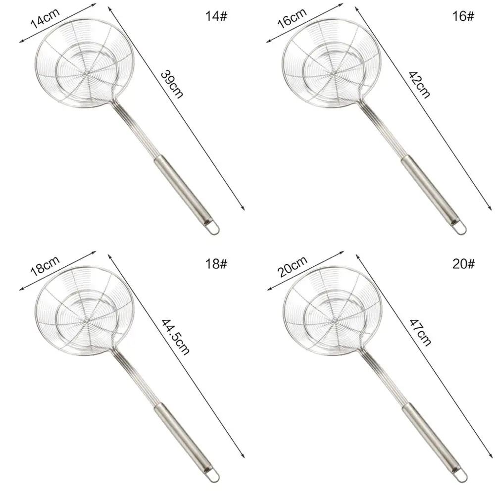 Ковш для сковороды с длинной ручкой из нержавеющей стали кухонный ковш кухни