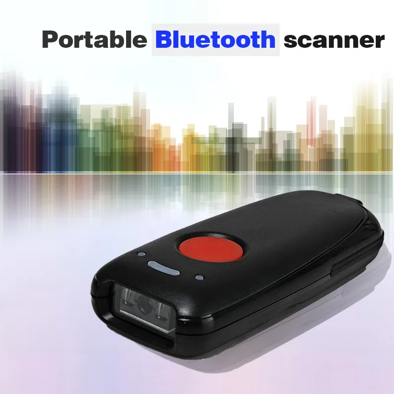 Карманный беспроводной сканер штрих кода с Bluetooth портативный лазерный