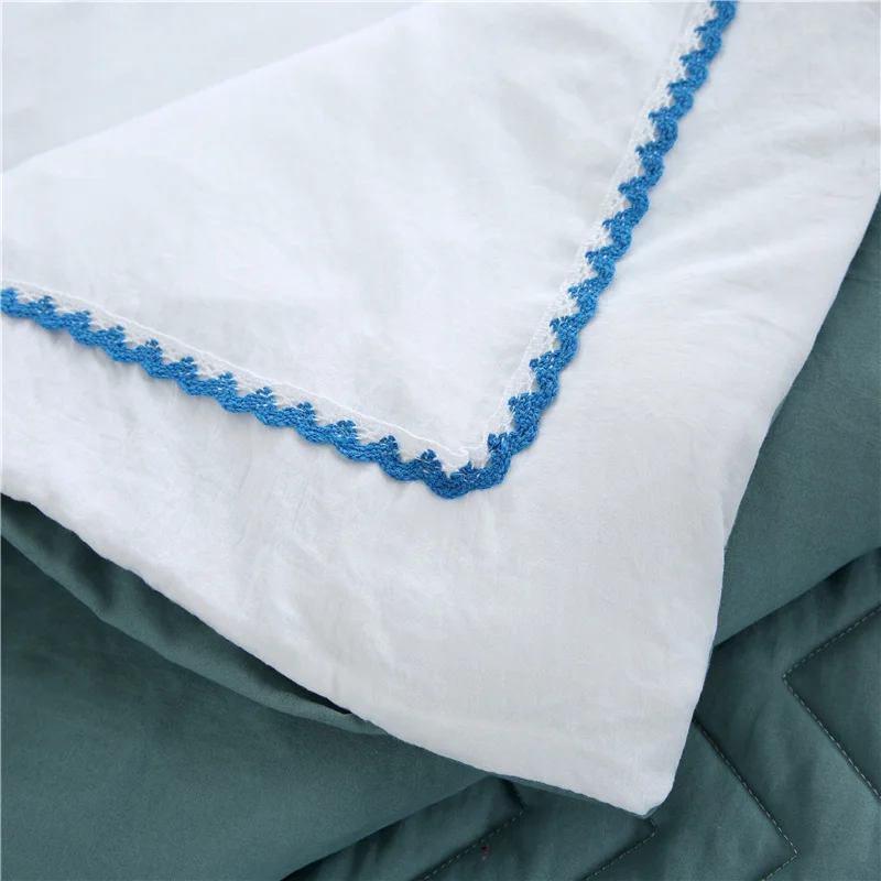 4 шт. набор постельного белья для салона красоты из хлопка с эффектом потертости