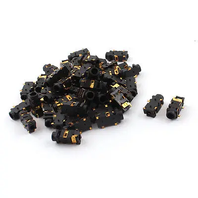 Разъем для наушников 4 Pin 3 5 мм SMD PCB Mount Female Audio Socket Connector 50 шт.|Соединители| |