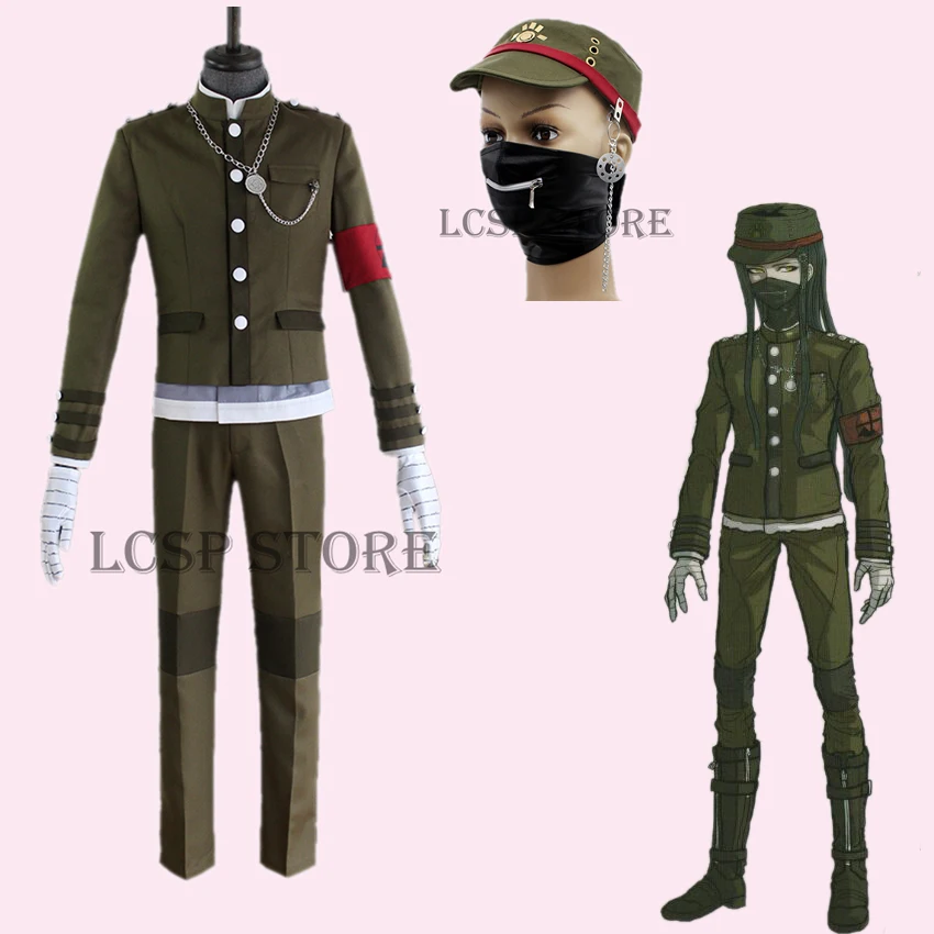 LCSP новый костюм для косплея Danganronpa V3 Korea kiyo Shinguji японская игра военная форма