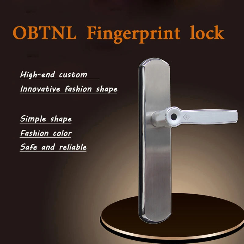 OBTNL Biometric Electronic Door Lock Smart Fingerprint Code Key Touch Screen Digital Password for home office | Безопасность и
