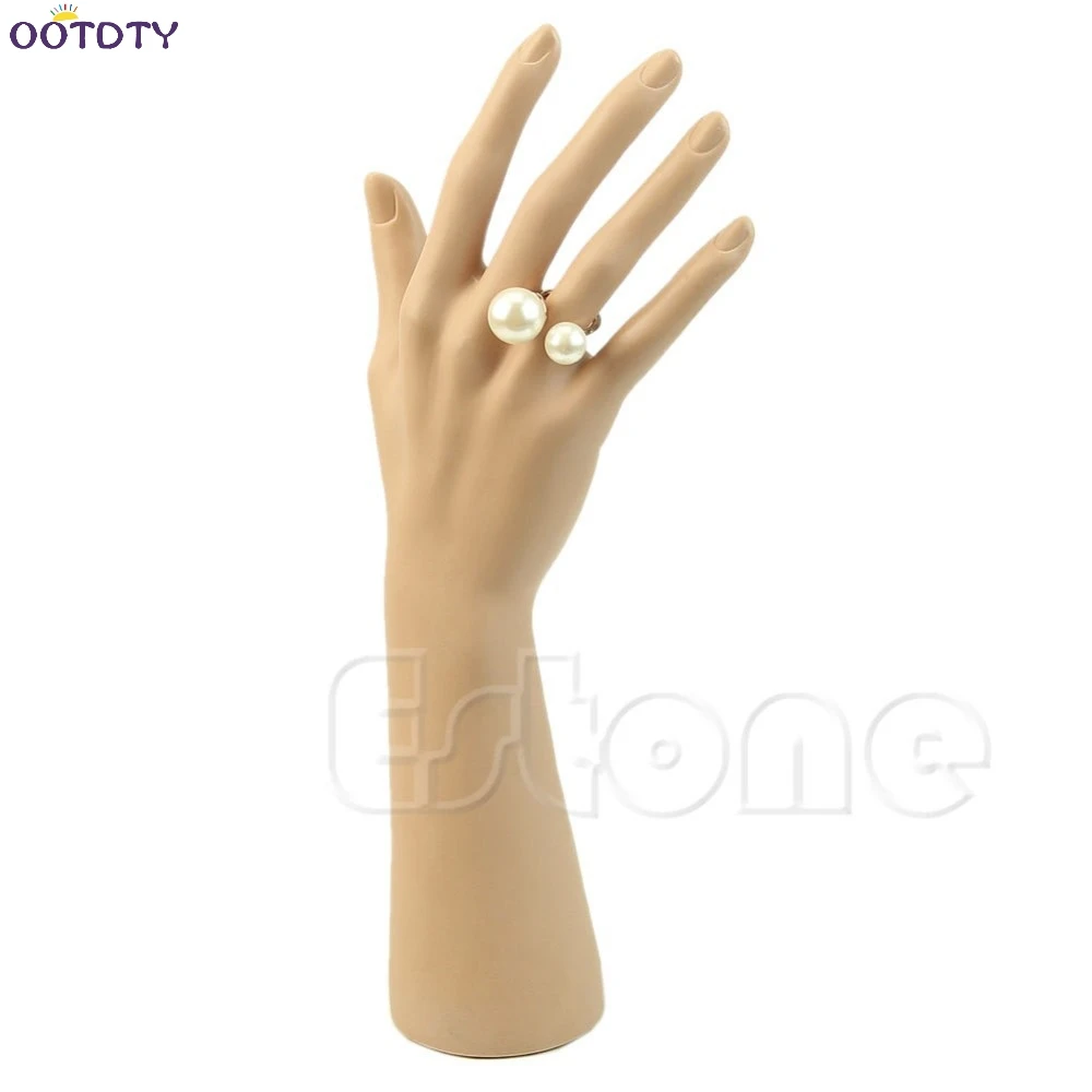 Nail Art Fake Model Watch Ring Bracelet Gloves Stand Display Mannequin Hand | Дом и сад