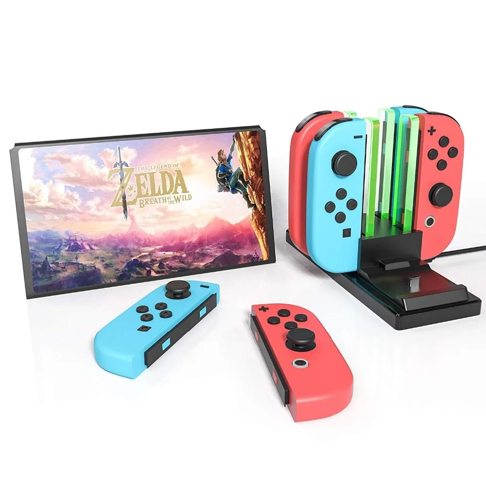 YUJUSER For NAND Switch NS Joy Cons и Pro контроллер Зарядное устройство Док станция для зарядки usb
