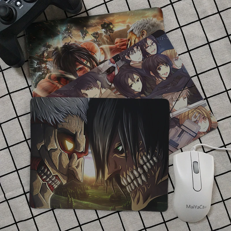 

Maiya High Quality Attack on Titan Durable Rubber Mouse Mat Pad Smooth Writing Pad Desktops Mate gaming mouse pad