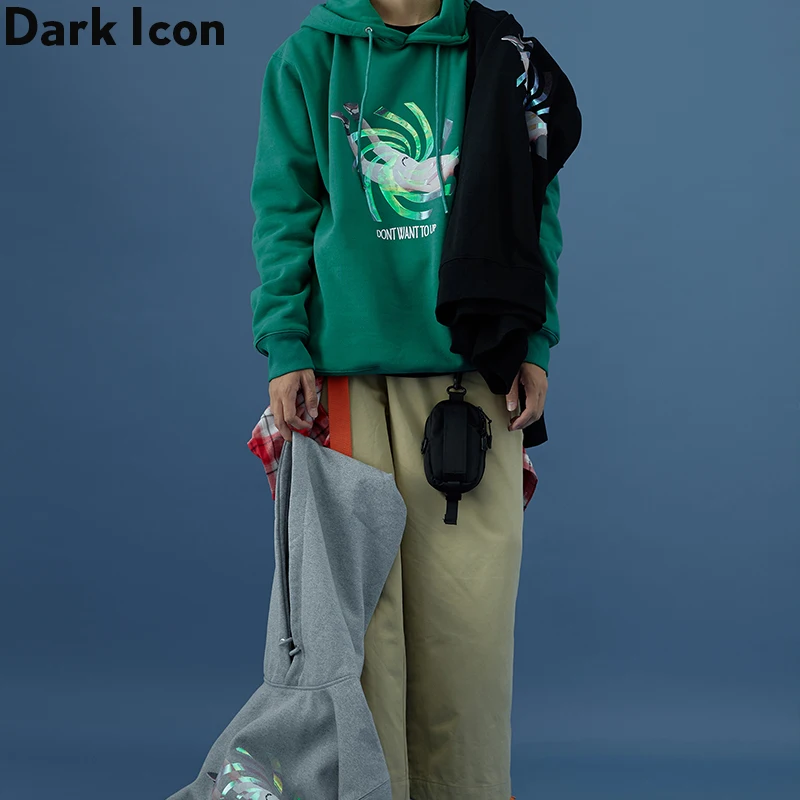 Мужская и Женская толстовка с капюшоном Dark Icon Loss of Action новинка уличная мода