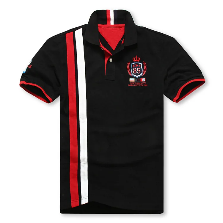 2014 Mens Plus Size 5XL 6XL Vertical Stripe Cotton Short Sleeve Polo shirt Men Designer Brand Clothing shirts camisa masculina | Мужская