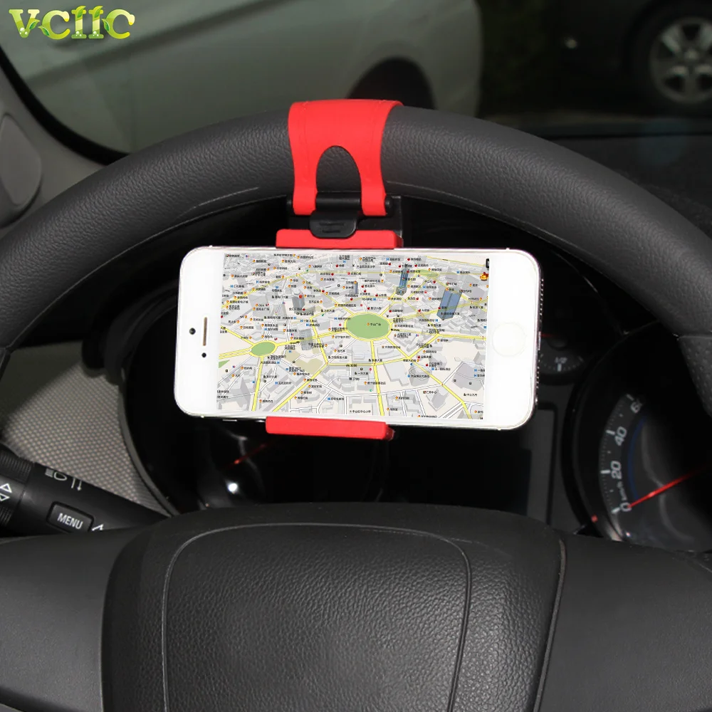 Универсальный автомобильный держатель на руль мобильный телефон для Toyota Corolla Camry