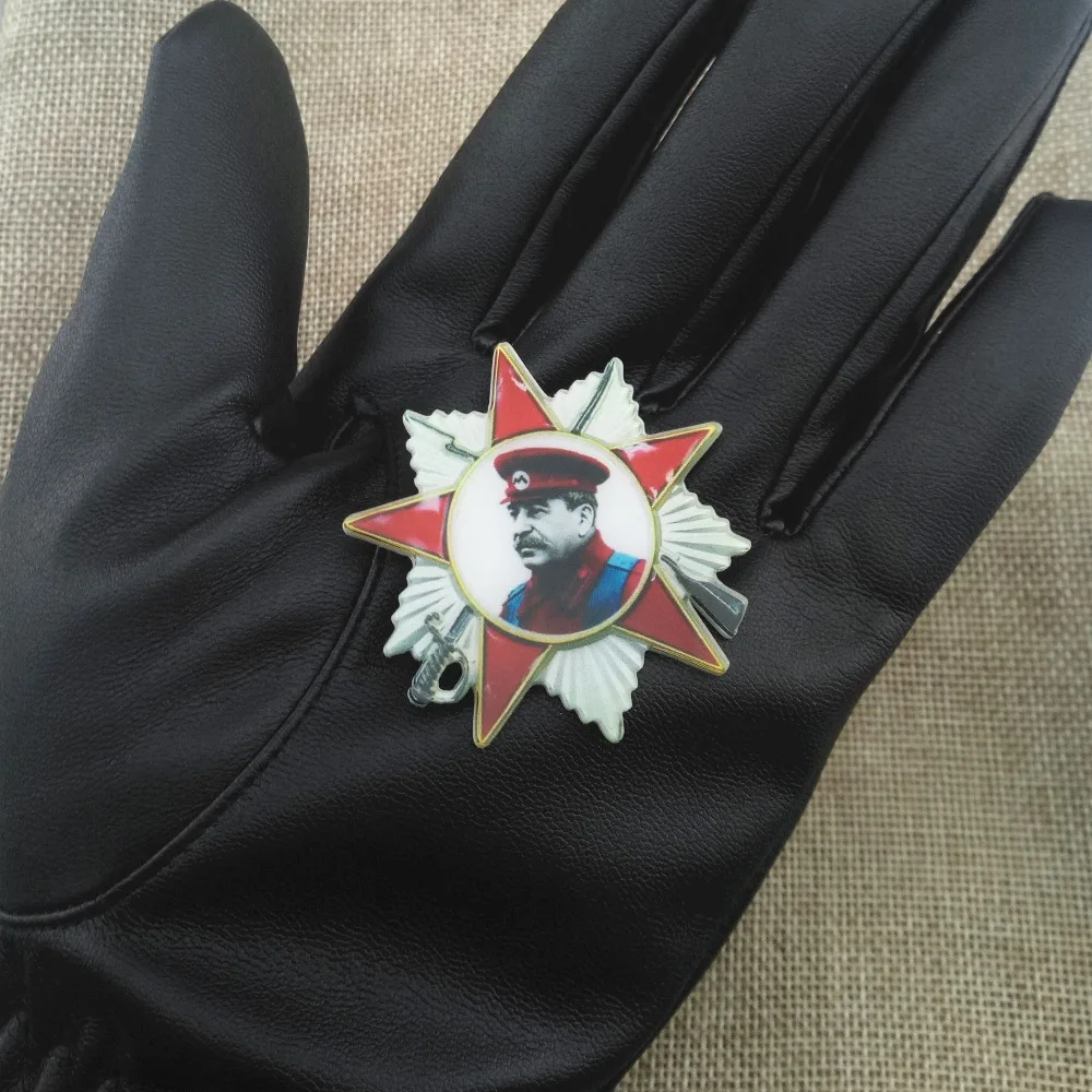 CCCP Сталин акриловый значок Россия творческая Одежда брошь пластик советский