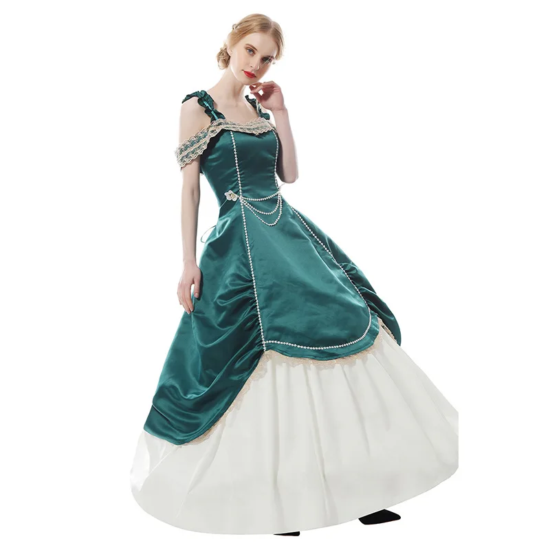 Платье принцессы в стиле ретро с поясом | Тематическая одежда и униформа