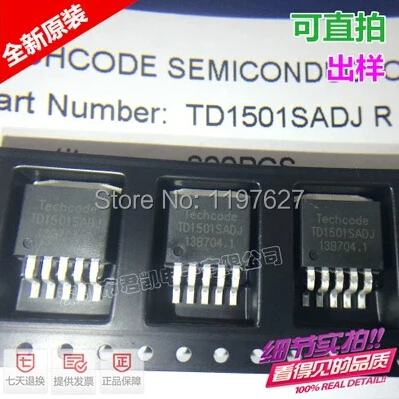 

Бесплатная доставка TD1501SADJ TD1501S-ADJ TD1501 TO263-5 оригинальный 10 шт./лот Оригинал IC