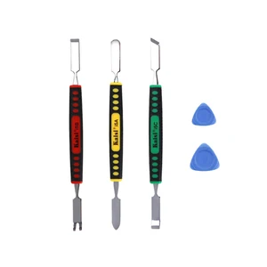 Kaisi 5 в 1 с двумя концами, металлический рычаг и пластиковые гитарные медиаторы, Открыватель для iPhone, iPad, планшета, инструмент для открытия и ремонта