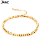 Браслет ZUUZ с золотыми и черными бусинами для женщин, ювелирные аксессуары, браслеты, браслеты, очаровательные звенья цепи, женские браслеты для мужчин