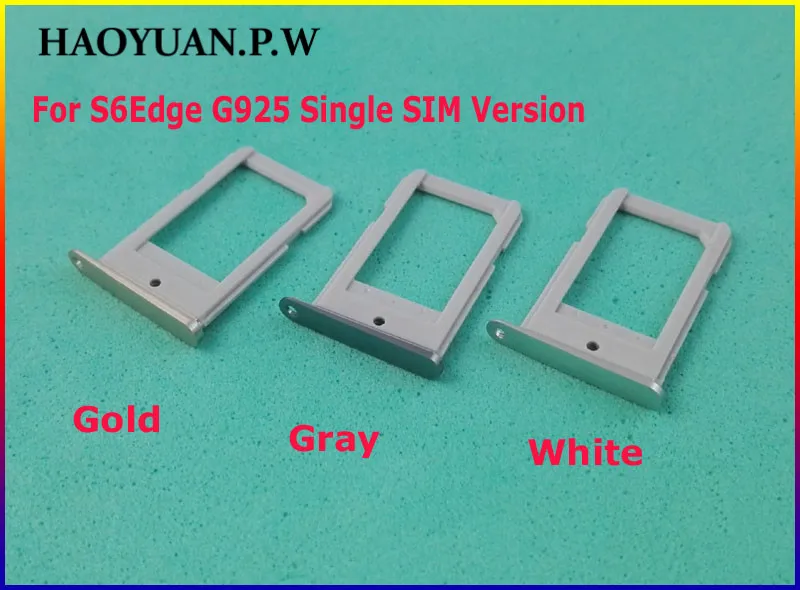 HAOYUA N.P.W корпус с одной SIM картой слот держатель для Samsung Galaxy S6Edge S6 Edge G925 10 шт./лот|for