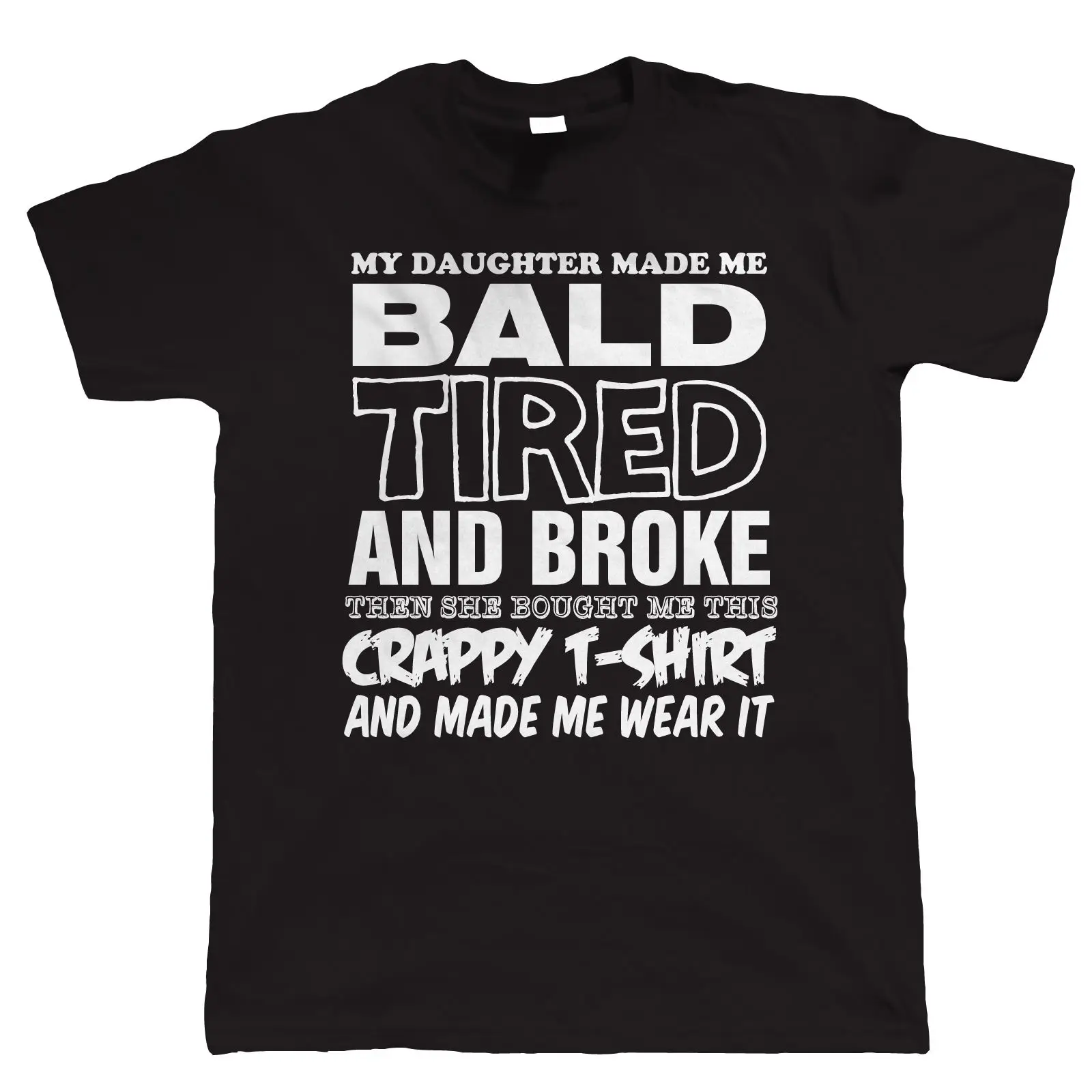 Забавная Мужская футболка с надписью My Dad Made Me Bald подарок для отца дня отцов