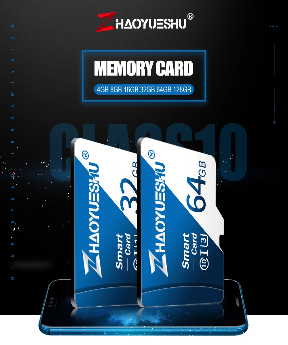 Высокоскоростная карта памяти Micro SD, 128 ГБ, 64 ГБ, 32 ГБ, мини sd-карта для сотового телефона, планшета, 16 ГБ, 8 ГБ, флеш-карта TF