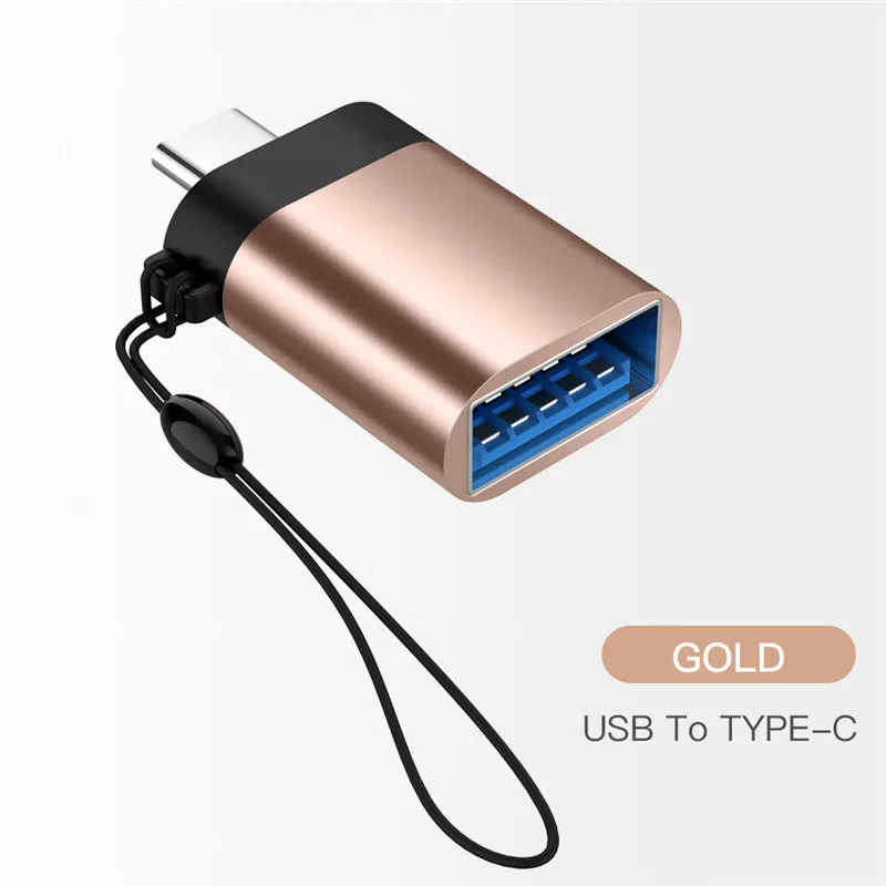 Type C OTG адаптер USB C штекер USB 3,0 Женский Синхронизация данных USB-C кабель type-C для Xiaomi huawei samsung Мышь Клавиатура