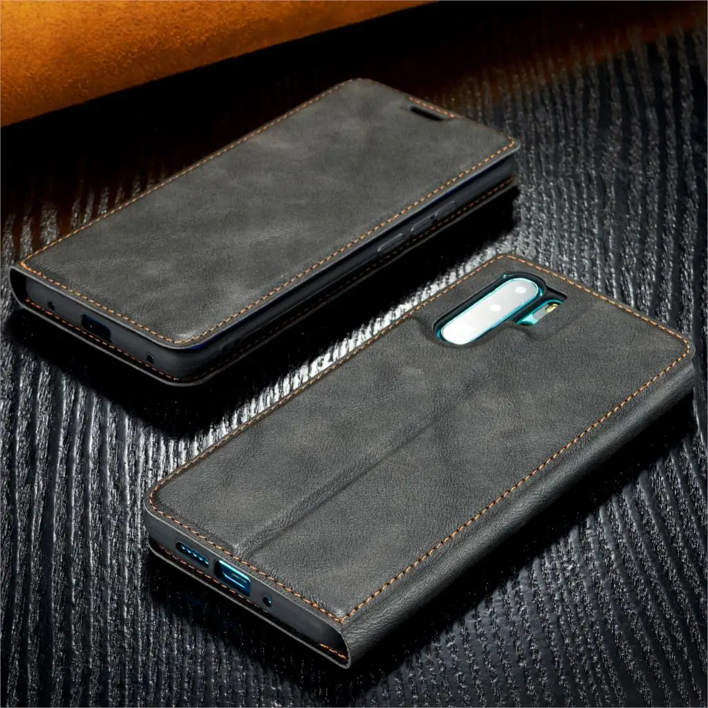 Магнитный кожаный чехол книжка Haissky для Honor 20 10 Lite Huawei P30 Pro P20 Mate Ультратонкий с