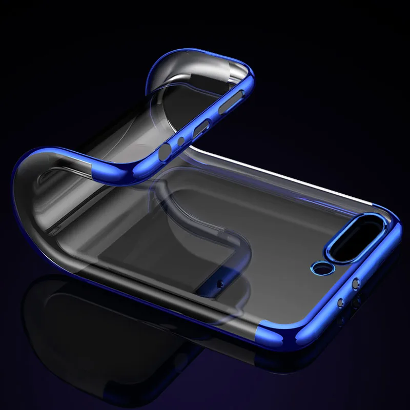 Силиконовый мягкий чехол для Huawei Honor V10 7Plus 7X 6A 9 lite с гальваническим покрытием Magic