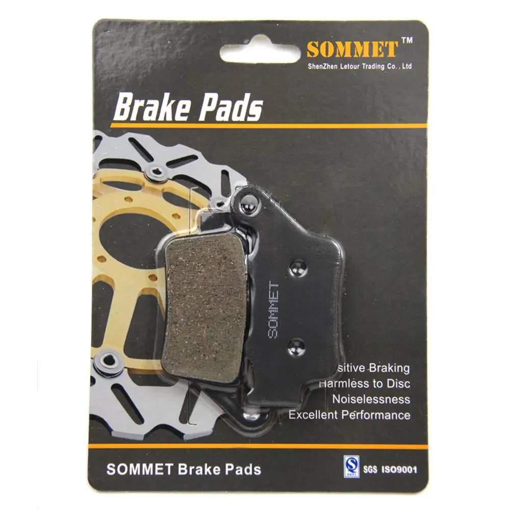 

SOMMET мотоциклетные задние тормозные колодки, диск 1 пара для DUCATI GT 1000 (992cc)/GT1000 Touring (992cc) (07-10) LT213