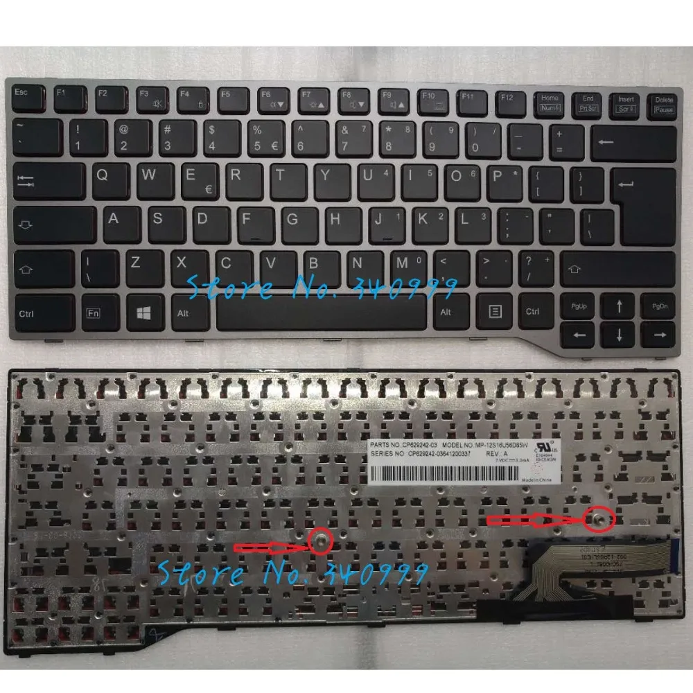 

New For Fujitsu Lifebook E733 E734 E743 E744 E544 E736 us keyboard