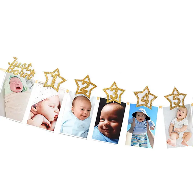 1st дети подарок на день рождения Декор папка для фотографий реквизит фон