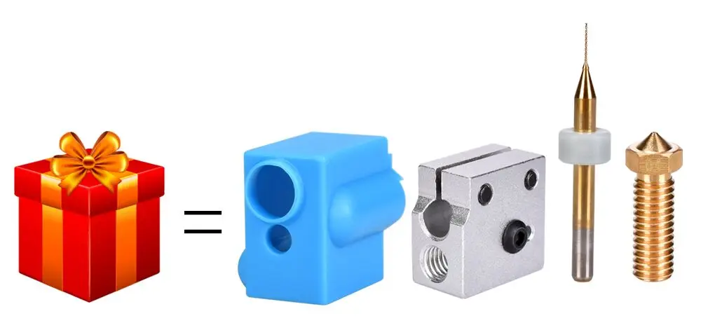 V6 j-головка Hotend комплект 1,75/3 мм нить Боуден Экструдер Насадка с охлаждающим вентилятором нагреватель вулкан комплект силикон для 3d принтер запчасти