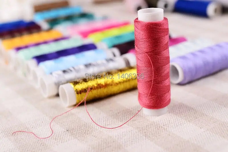 39 шт./компл. Ассорти Нескольких Цветов Полиэстер Швейные Нитки швейные машины