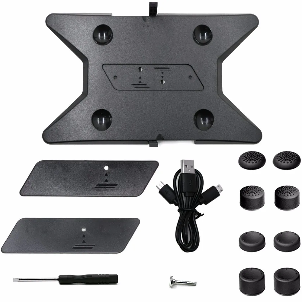 ТОНКАЯ вертикальная подставка для PS4 Pro / 2 в 1 с двойным держателем контроллера и