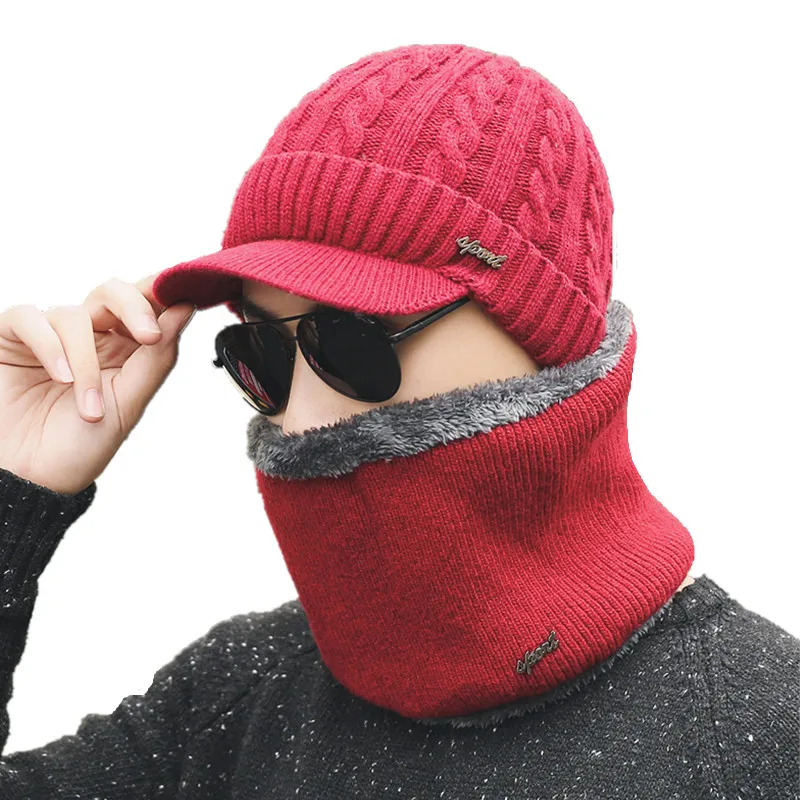 Простая зимняя шапка Skullies Beanies зимние шапки бини для мужчин и женщин шерстяной