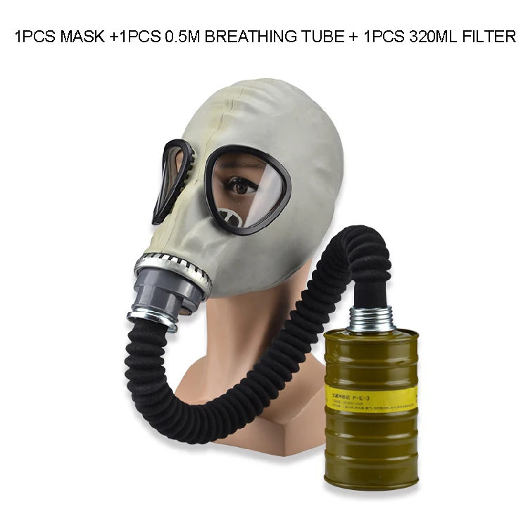 1 set of masks MF1A Военная противогаз качество натуральный каучук Респиратор маска Z-B-R2V химическая защита от загрязнения противогаз - Цвет: 1 set of masks