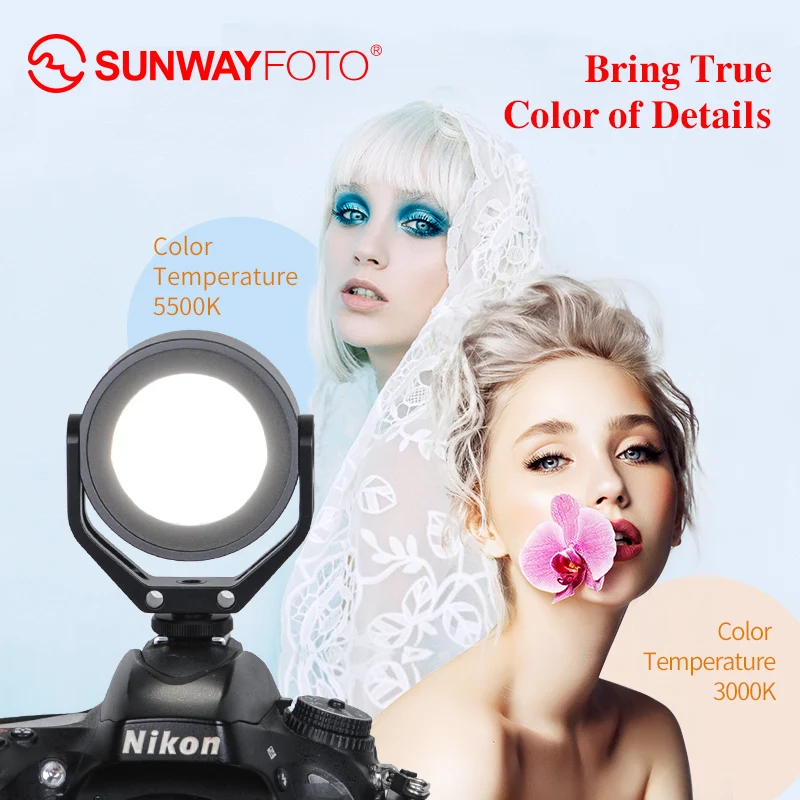 Светодиодная ламсветильник SUNWAYFOTO для фотостудии осветительный присветодиодный
