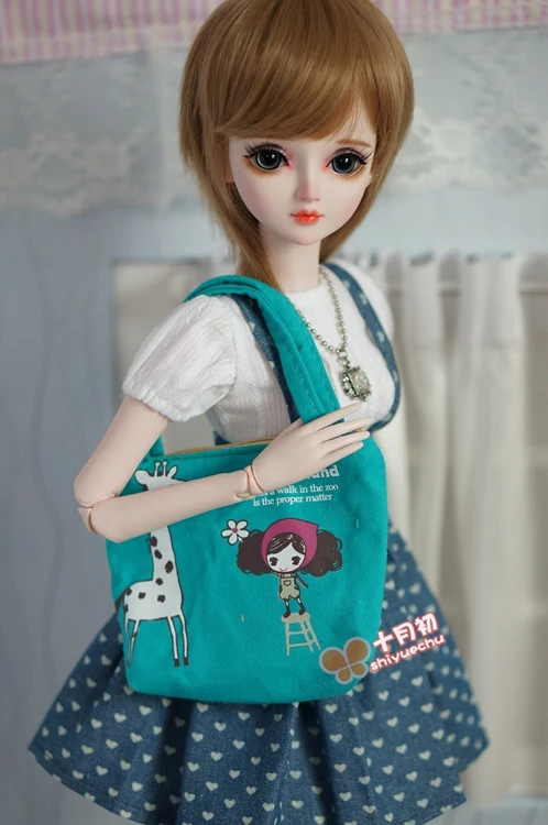 

Free shipping Miniature doll bag for 1/4 1/3 BJD Azone Momoko bjd doll Accessories toys gift girl play house
