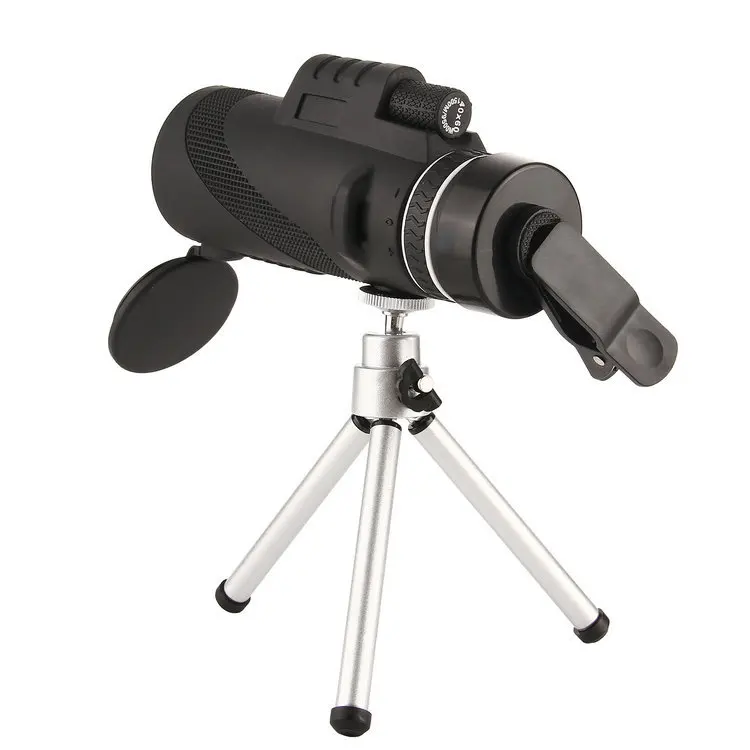 High-power List Telescope Portable 40x60 Black + Mobile Clamp Tripod | Инструменты